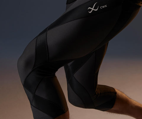 close up detail of technology of cw-x gear